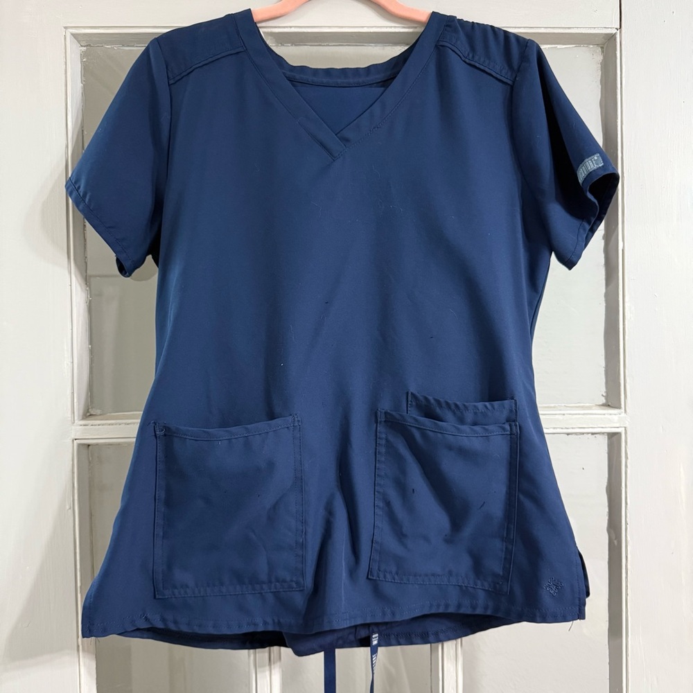 Navy MedCouture scrub set